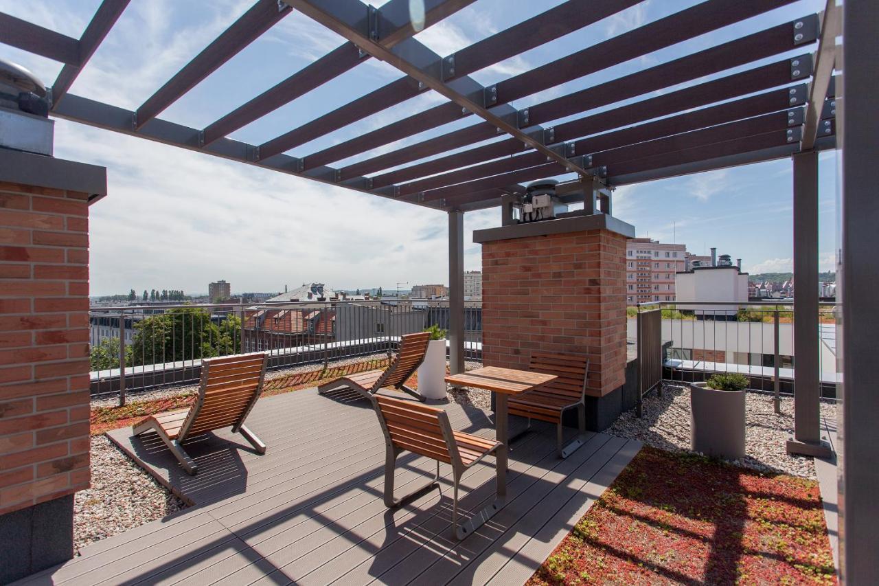 Gdansk, Dlugie Ogrody 18 - Rooftop Terrace, Parking Exteriör bild